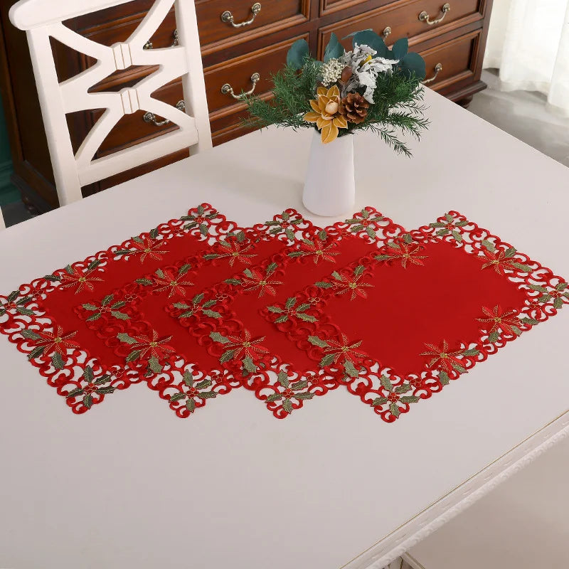 Placemat Red Christmas
