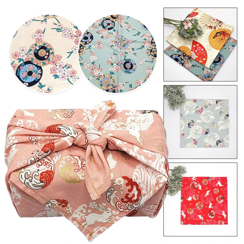 Furoshiki Kamakura, Tela para Envolver (7 Diseños, 2 Tamaños)