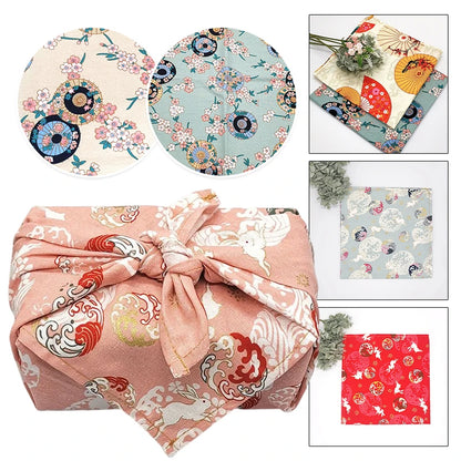 Furoshiki Kamakura, Tela para Envolver (7 Diseños, 2 Tamaños)