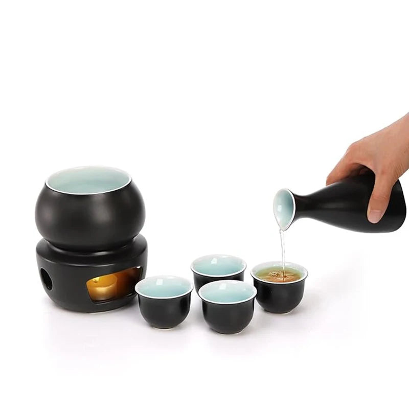 Set de Sake con Calentador Gero (10 Colores)