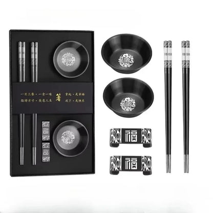 Set Regalo de Palillos de Acero Inoxidable Akashi (9 Modelos)