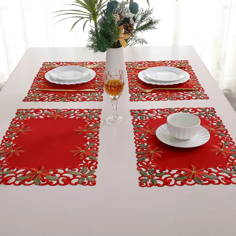 Placemat Red Christmas
