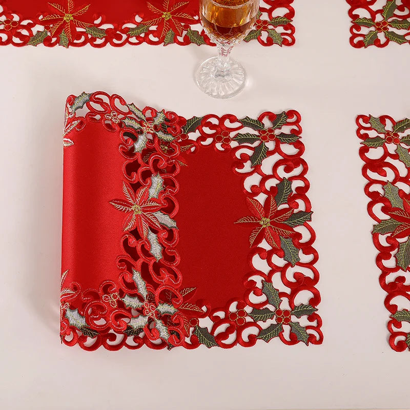 Placemat Red Christmas