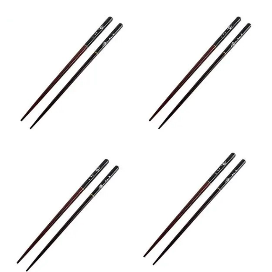 4 palillos de madera Kasugai (4 colores)