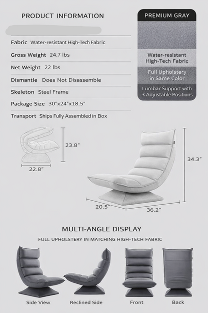 Silla 360º Rui (5 Colores)