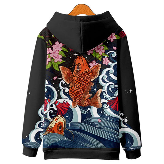 Sudadera con Capucha Harajuku Sasada