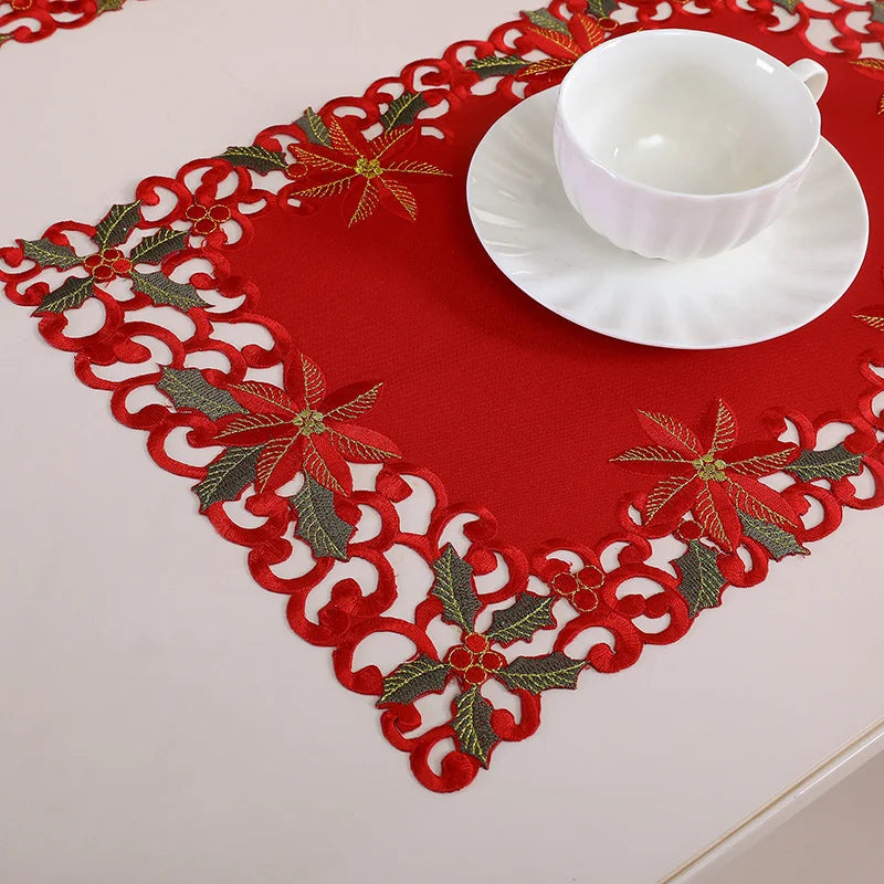 Placemat Red Christmas