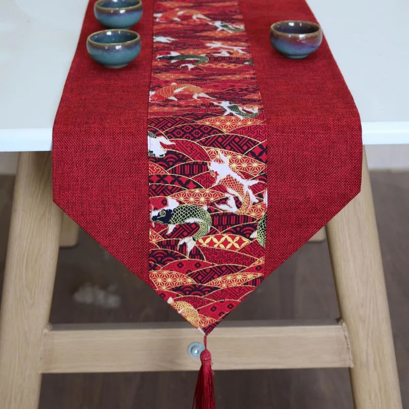 Table Cloth Rede Koi