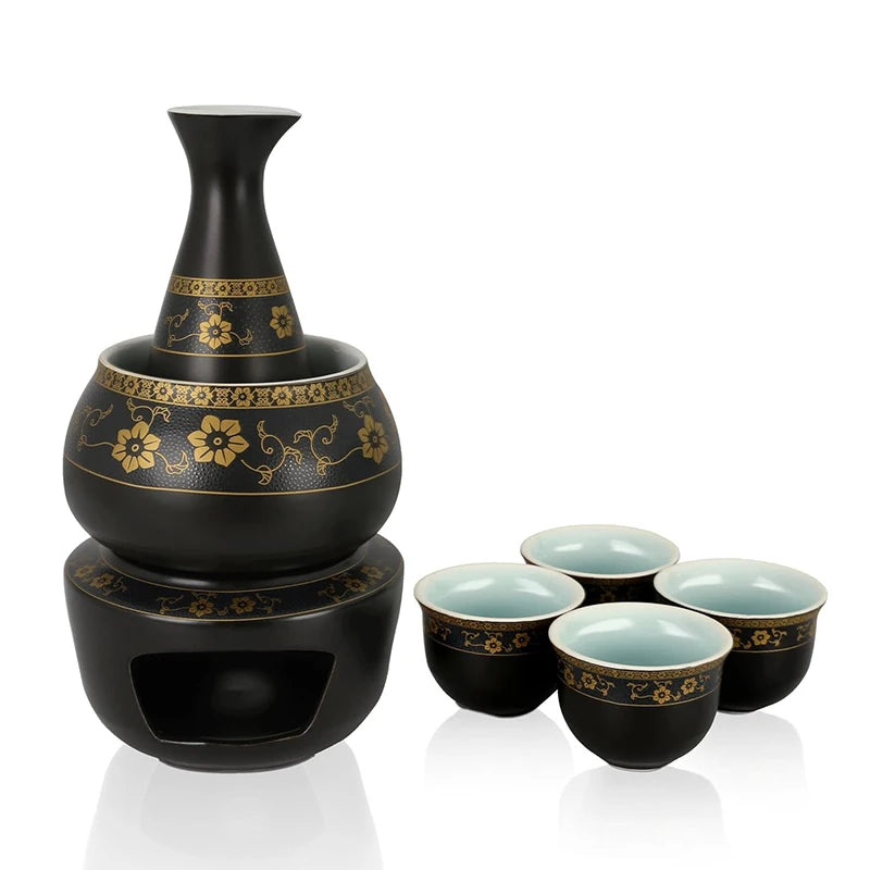 Set de Sake con Calentador Gero (10 Colores)
