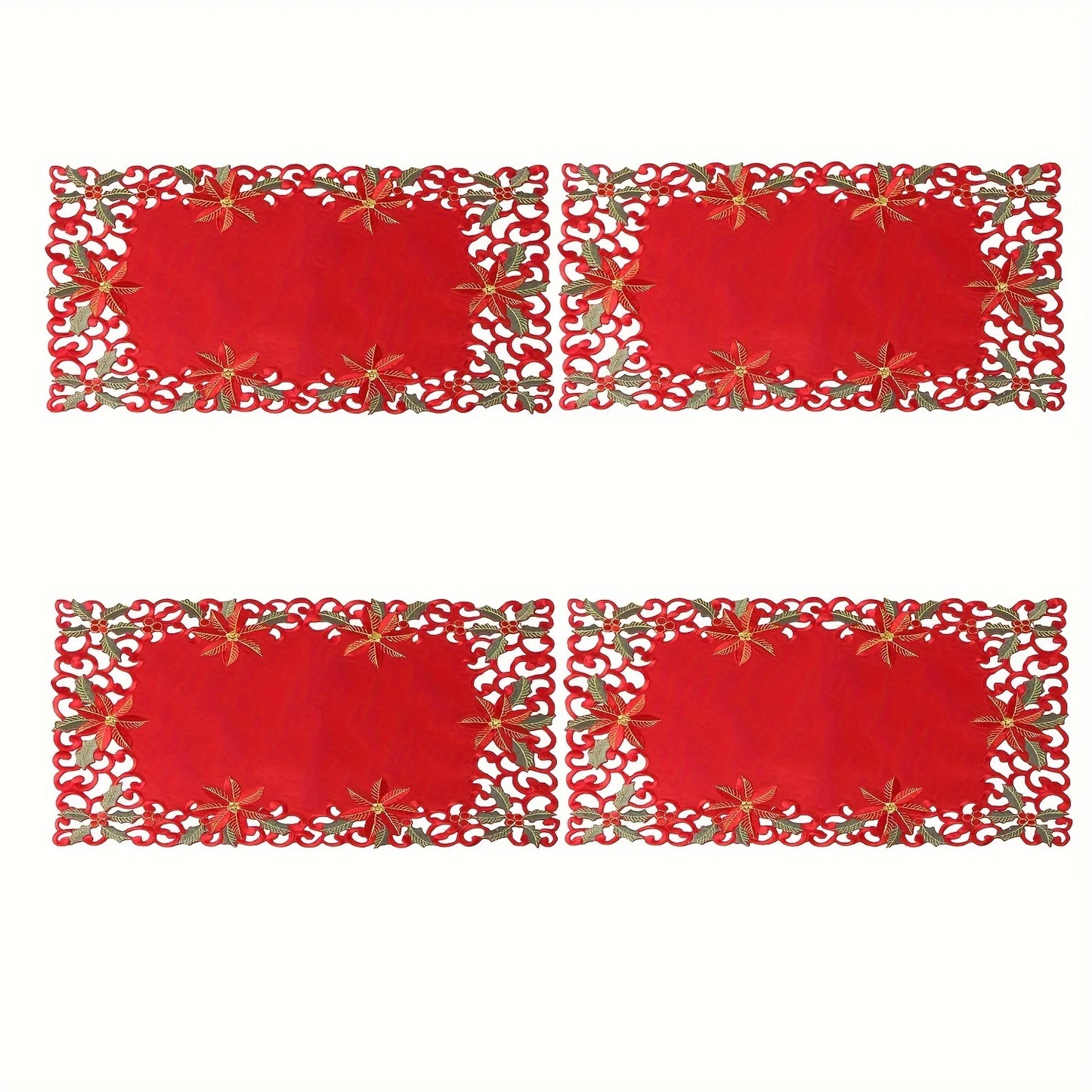 Placemat Red Christmas