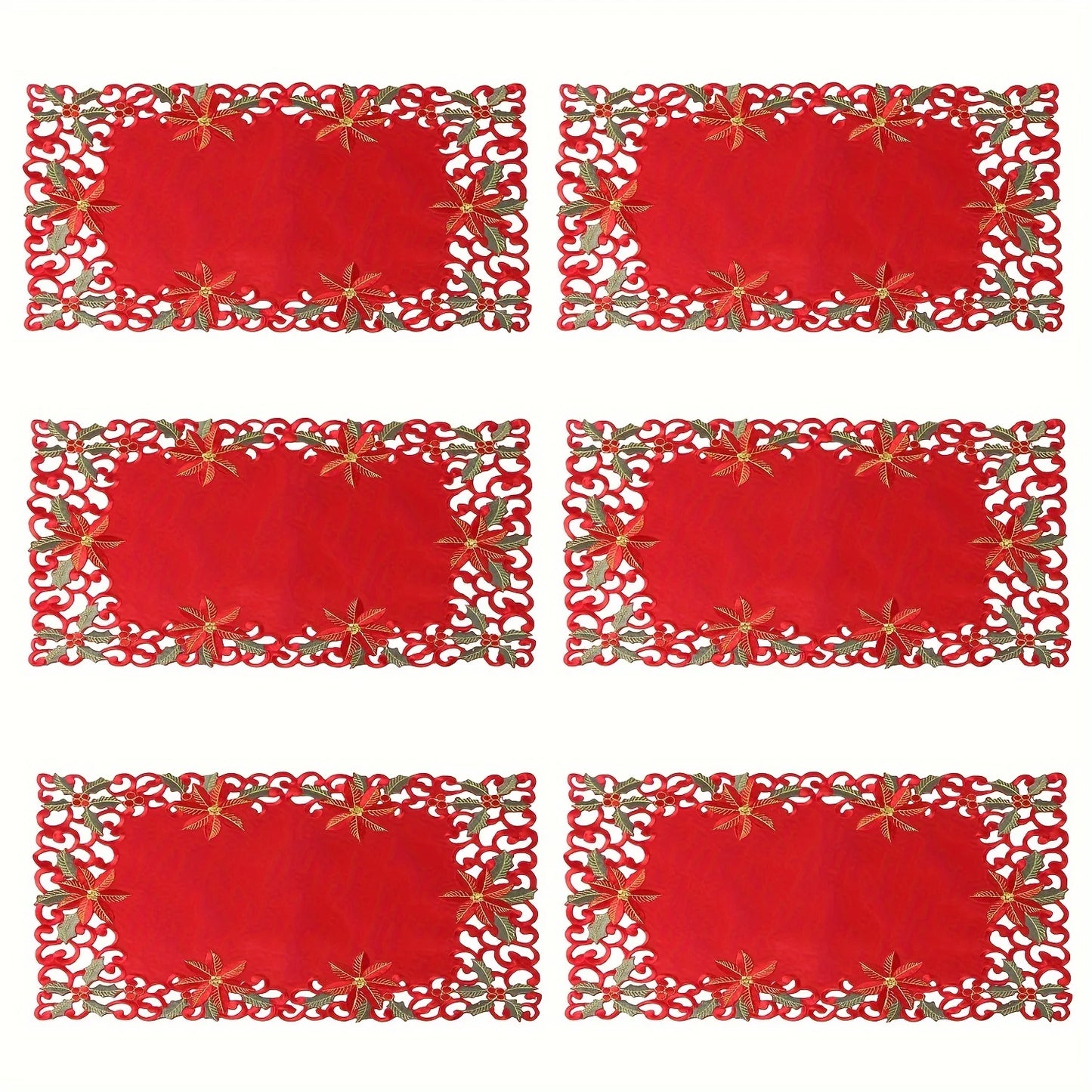 Placemat Red Christmas