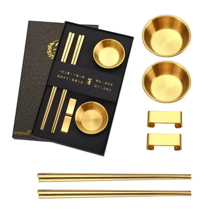 Set Regalo de Palillos de Acero Inoxidable Akashi (9 Modelos)