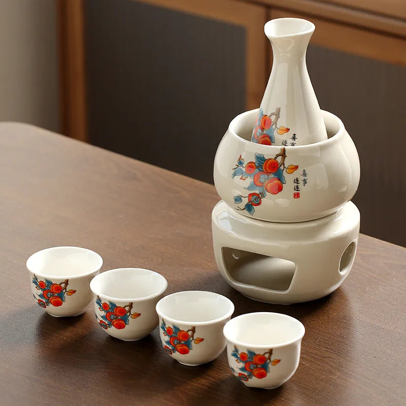 Set de Sake con Calentador Gero (10 Colores)