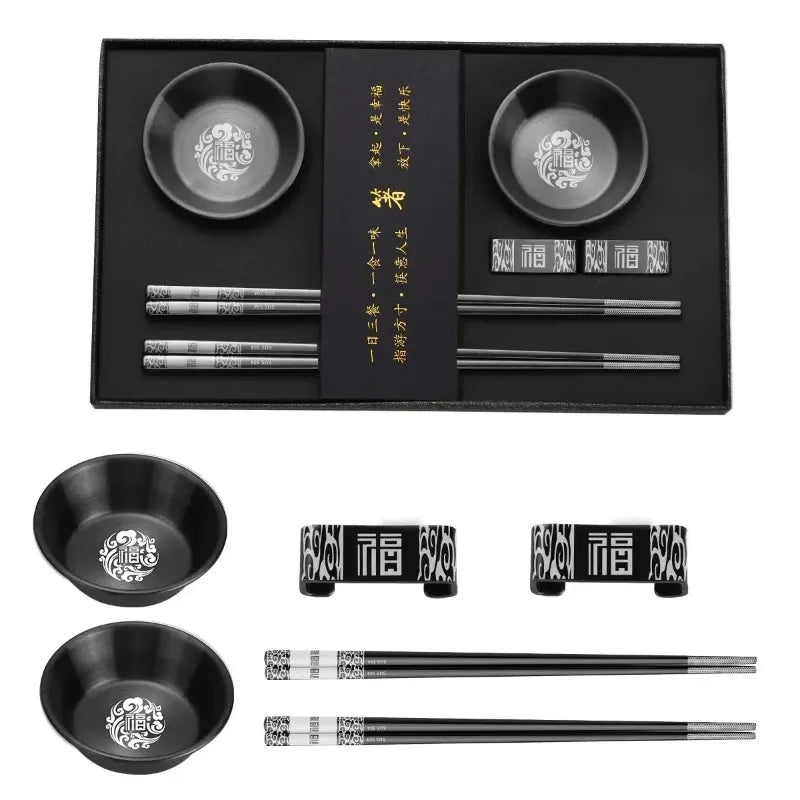 Set Regalo de Palillos de Acero Inoxidable Akashi (9 Modelos)