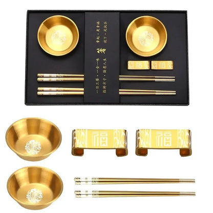 Set Regalo de Palillos de Acero Inoxidable Akashi (9 Modelos)