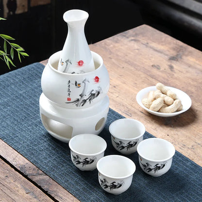 Set de Sake con Calentador Gero (10 Colores)