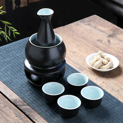 Set de Sake con Calentador Gero (10 Colores)