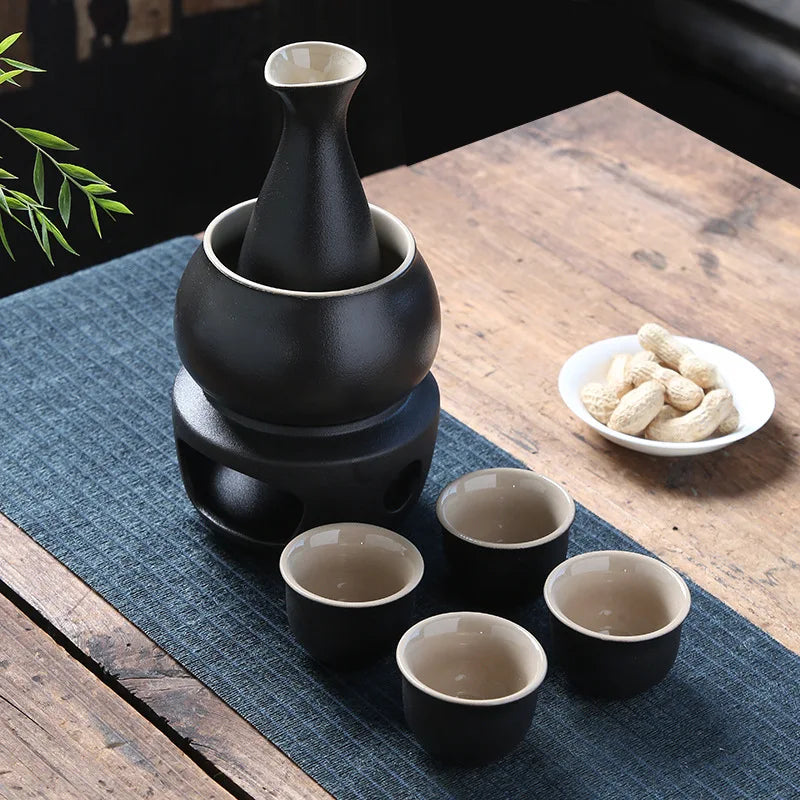 Set de Sake con Calentador Gero (10 Colores)