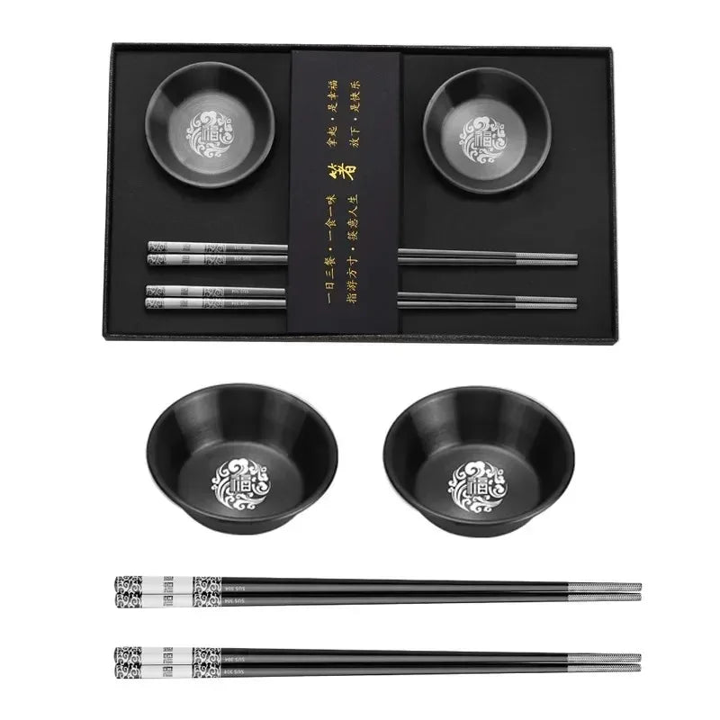 Set Regalo de Palillos de Acero Inoxidable Akashi (9 Modelos)