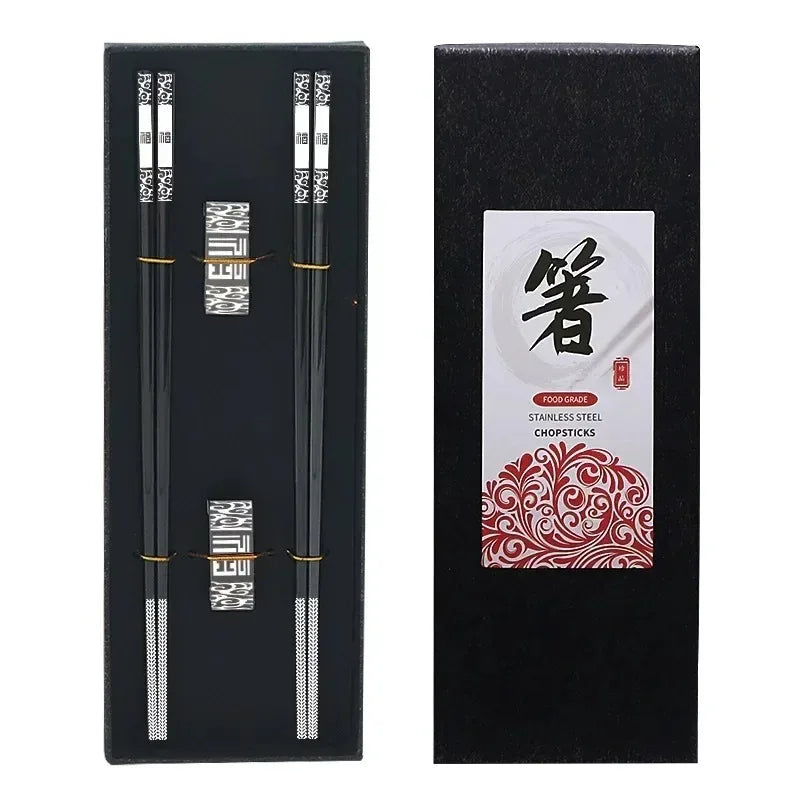 Set Regalo de Palillos de Acero Inoxidable Akashi (9 Modelos)