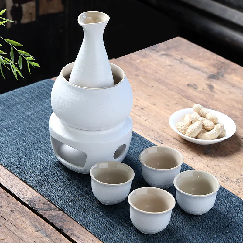Set de Sake con Calentador Gero (10 Colores)