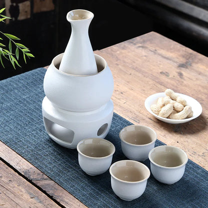 Set de Sake con Calentador Gero (10 Colores)