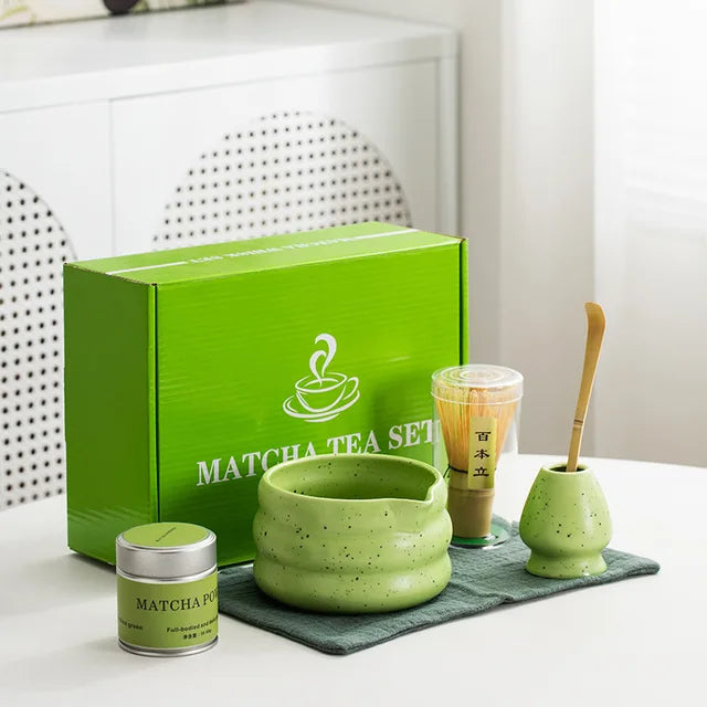 Matcha Tea Set Otoko - Chasen - Japanese Tea - My Japanese Home