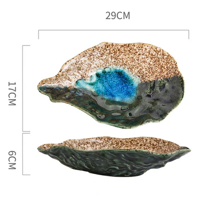 Creative Stone Oyster Plate Azami