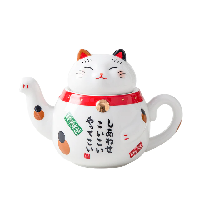 Lucky Cat Tea Set Aino