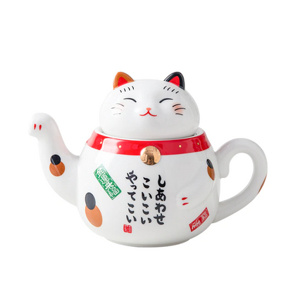 Lucky Cat Tea Set Aino
