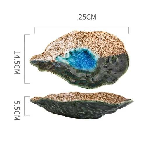 Creative Stone Oyster Plate Azami