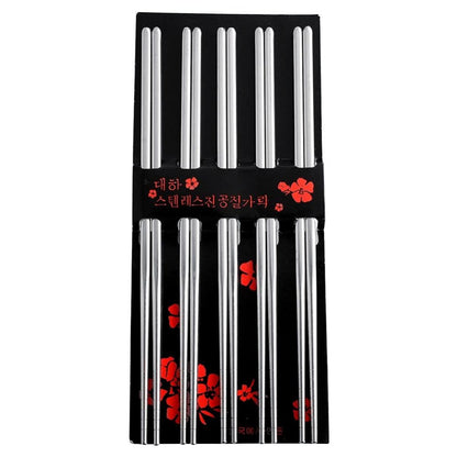 5 Metal Chopsticks Shiga - Chopsticks