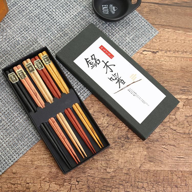 5 Wooden Chopsticks Akita - Chopsticks