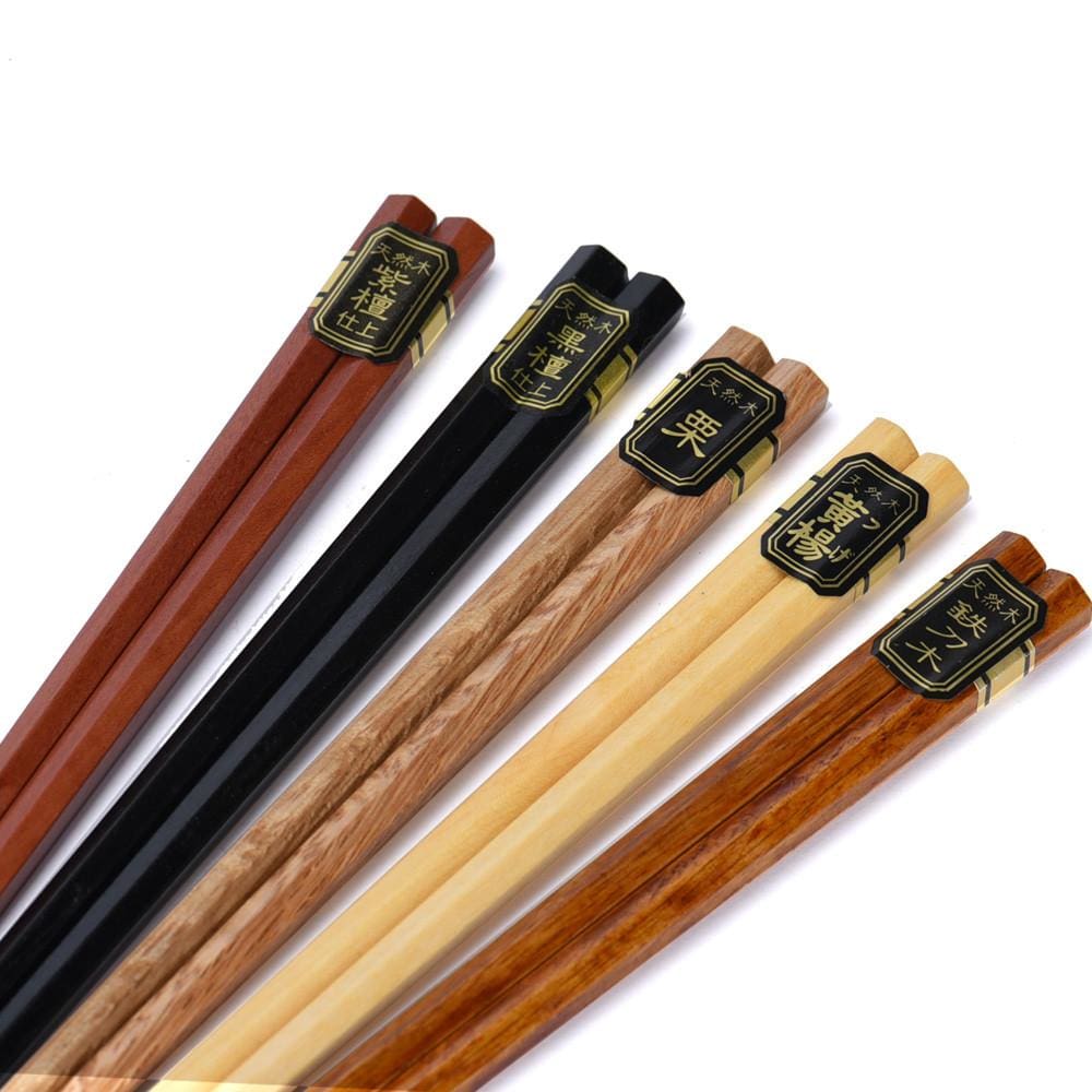 5 Wooden Chopsticks Akita - Chopsticks