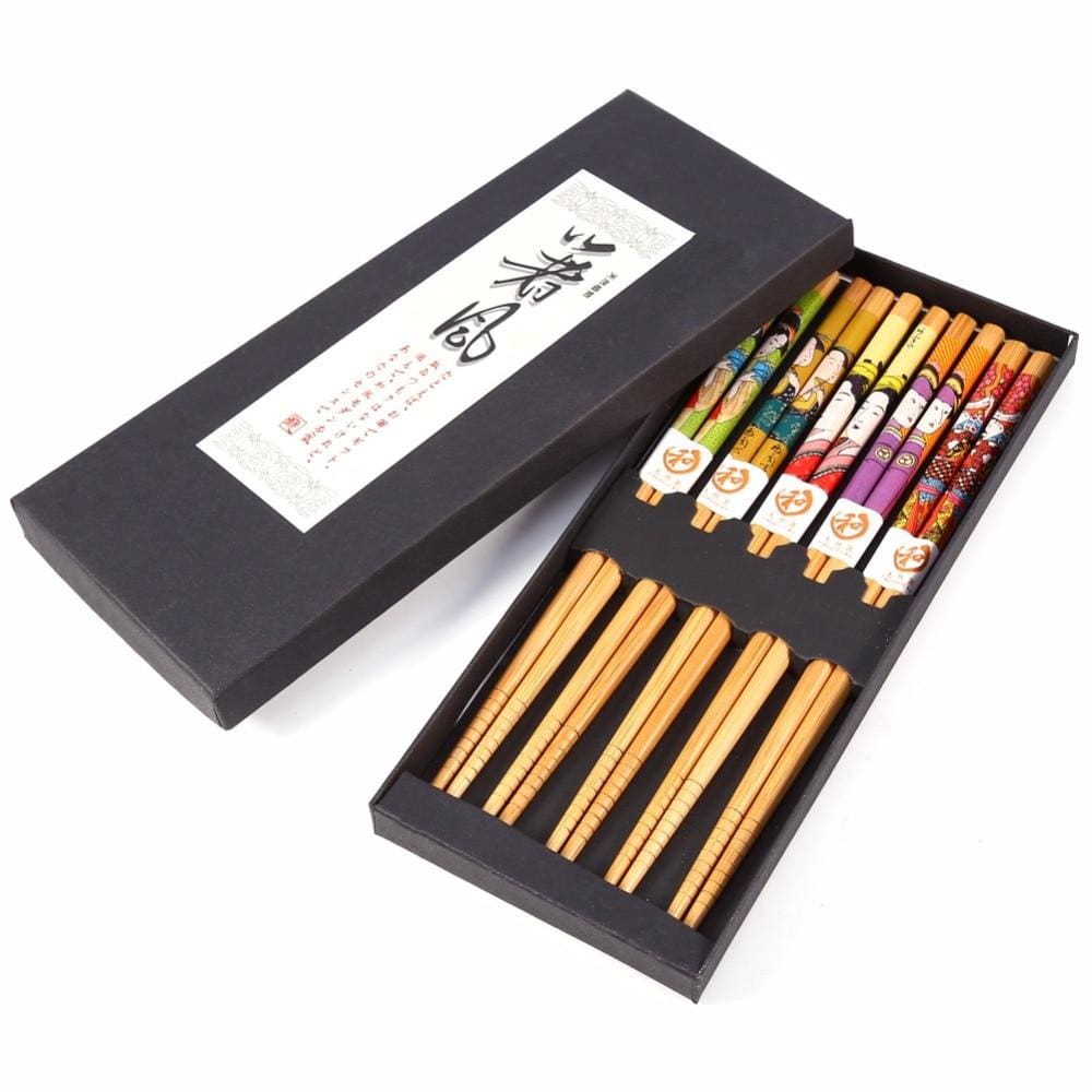 5 Wooden Chopsticks Saitama - Chopsticks