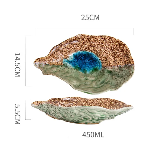 Creative Stone Oyster Plate Azami