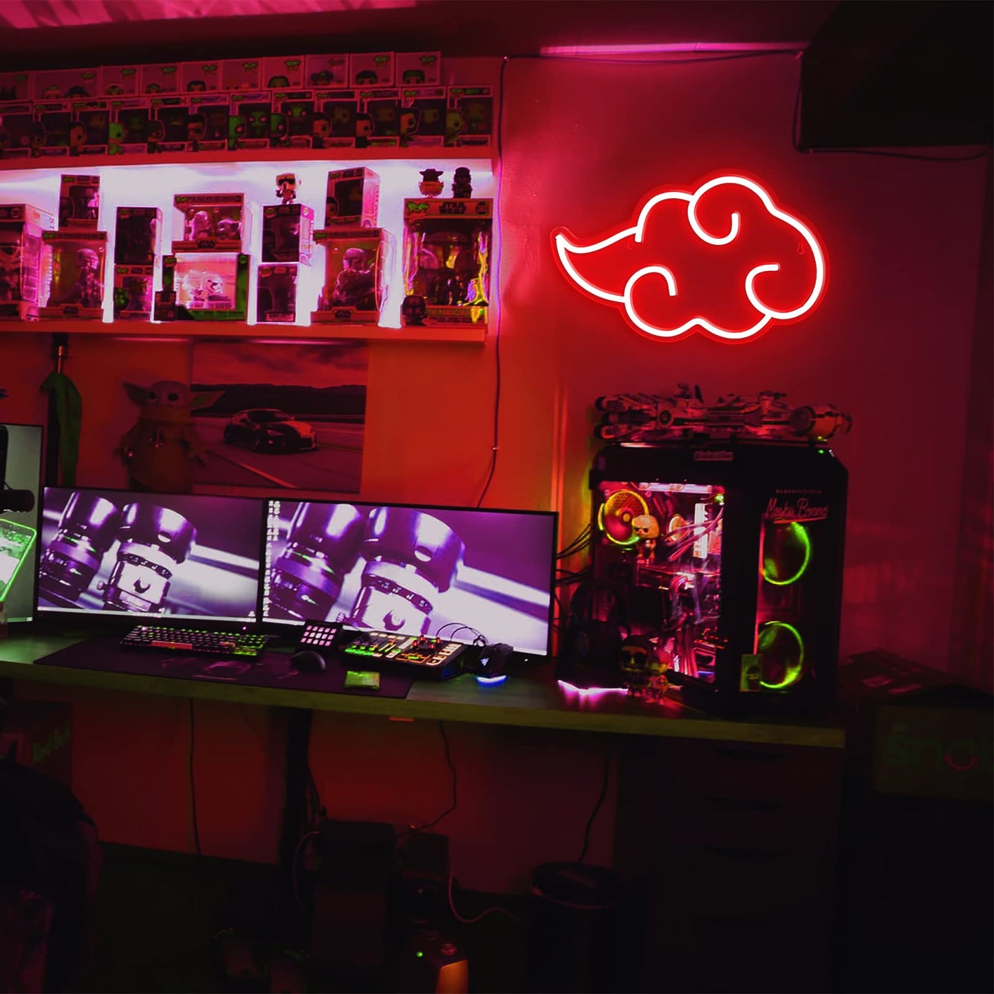 Cloud Anime Neon Light