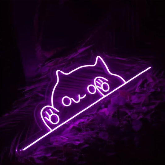 Luz de Neón de Gato