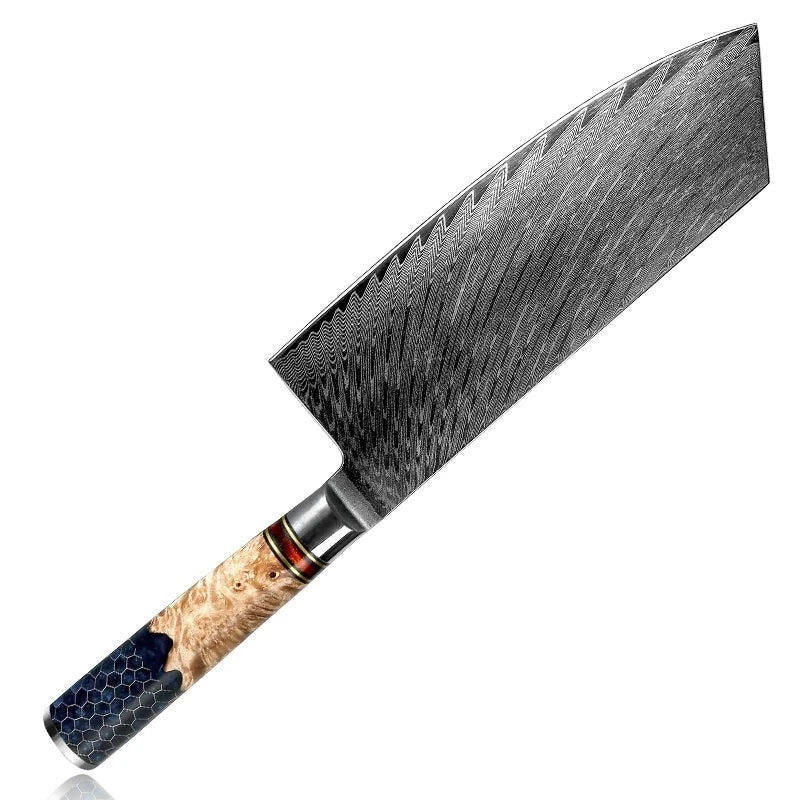 Cuchillo de Damasco Nakiri Itamae