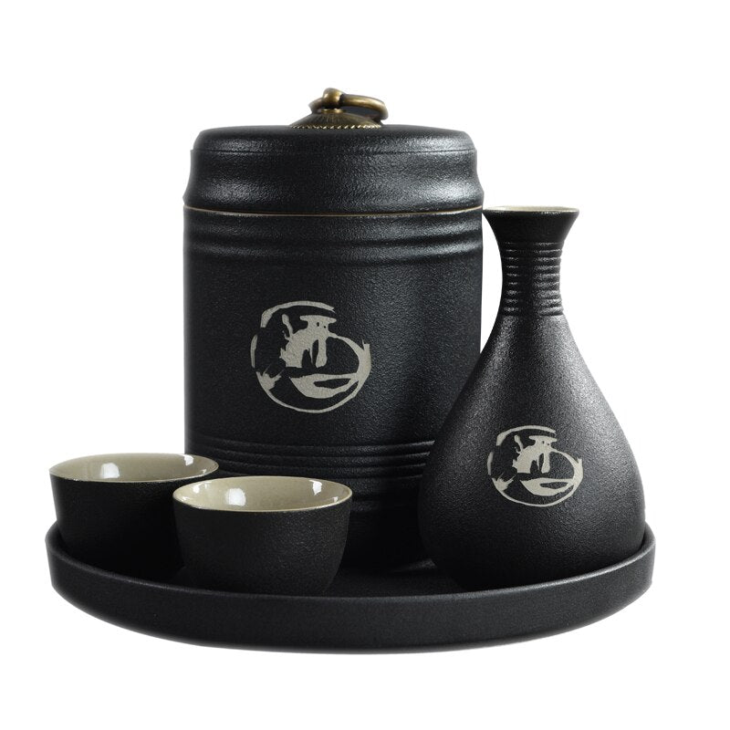 Sake Set Aoi