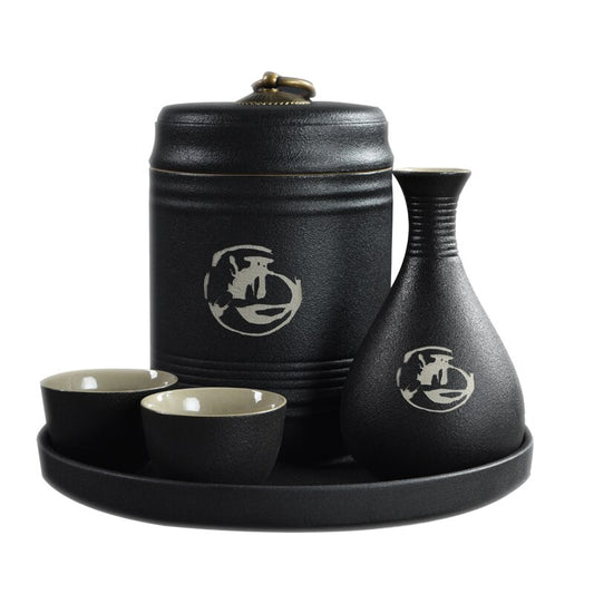 Sake set aoi