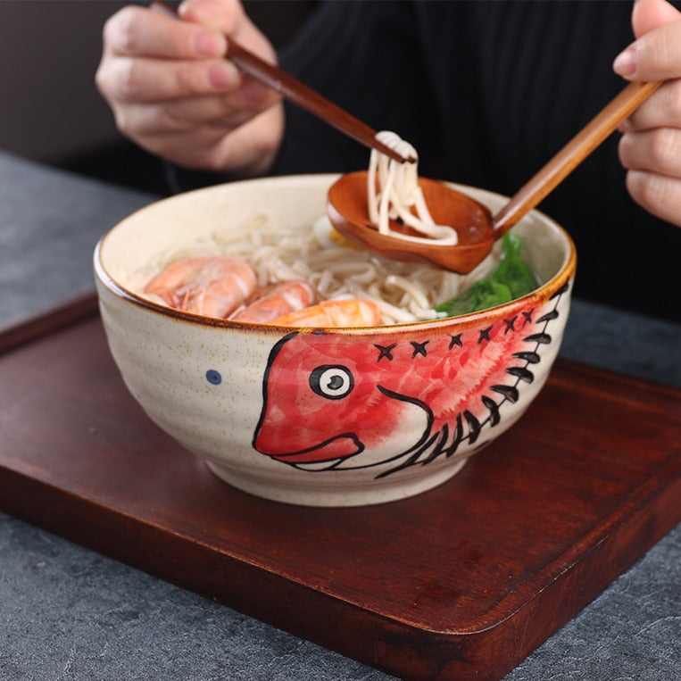 Japanese Sauce Bowl and Spoon Kanagawa