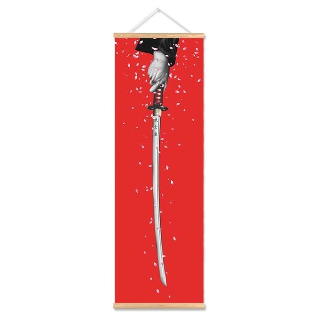 Canvas Samurai 2 - 20X60cm (7.8x23.6) - Canvas Picture