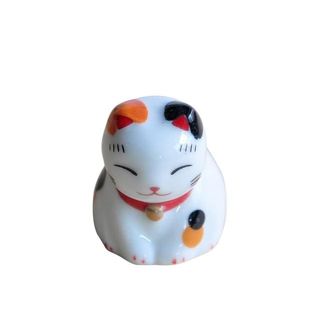 Chopsticks Holder Maneki Neko - A 2 3x3 5cm (1 4x0 9) - Chopstick Holders