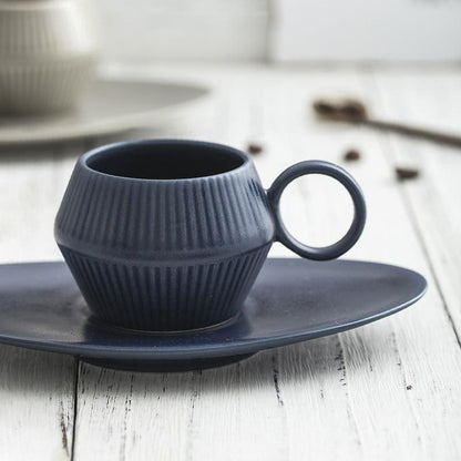 Coffee Cup Set Takahiro - Deep Blue - Coffee Cups