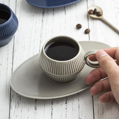 Coffee Cup Set Takahiro - Light Grey - Coffee Cups