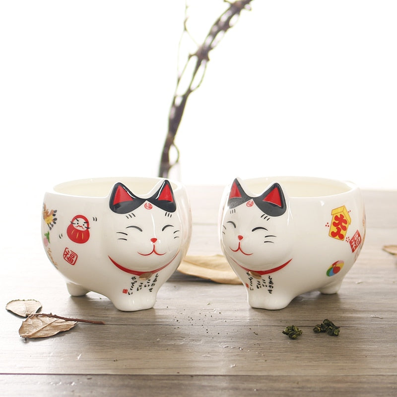 Lucky Cat Tea Set Aino