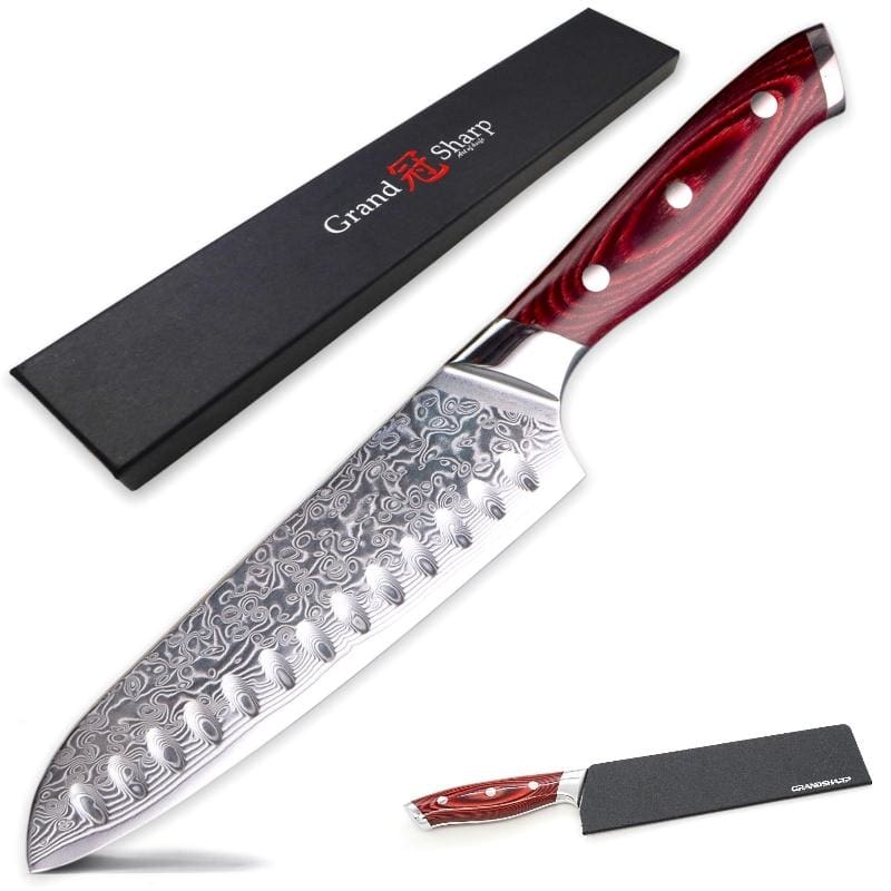 Damascus Knife Shiretoko - Knives