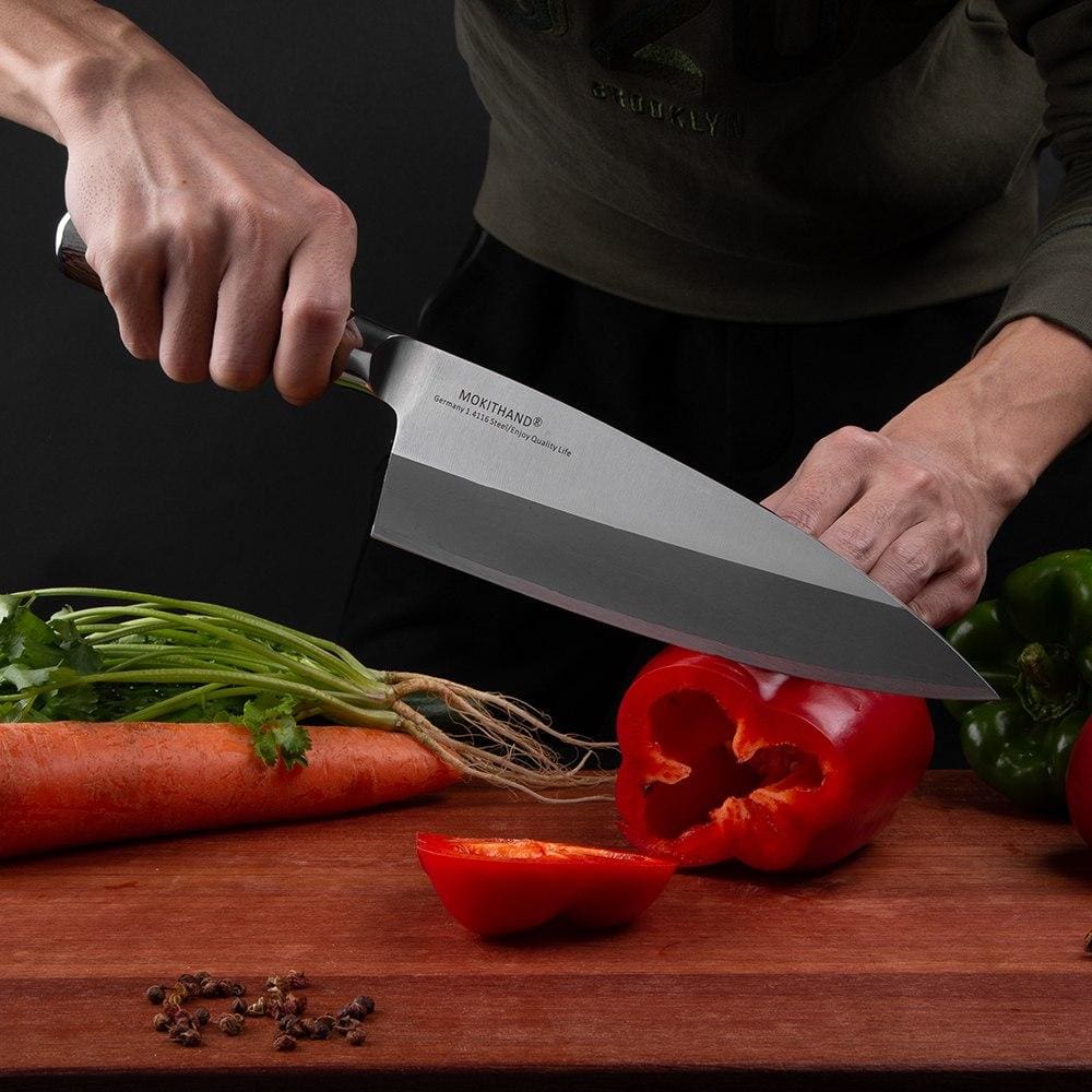 Deba Damascus Knife Shun - Knives
