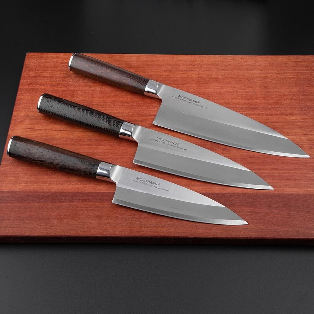 Deba Damascus Knife Shun - Knives
